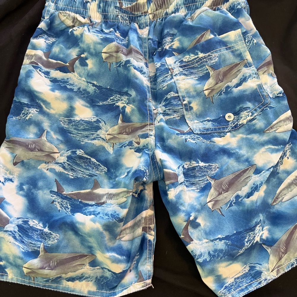 Old Navy Blue Tie-Dye Swim Shorts